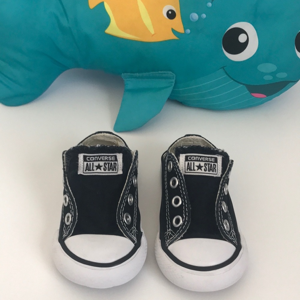 Black Infant Converse